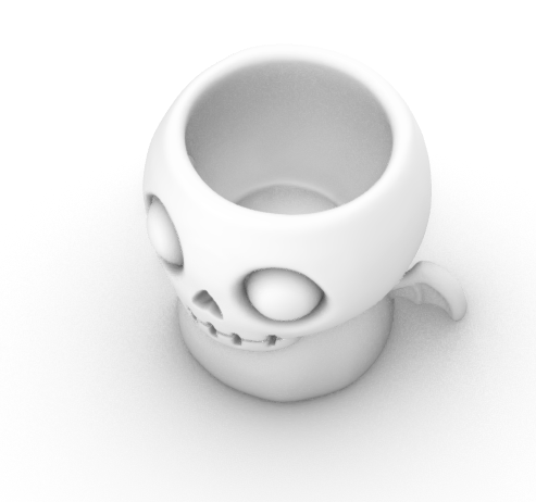 Cute Skull Planter STL – 3D Printable Succulent Pot