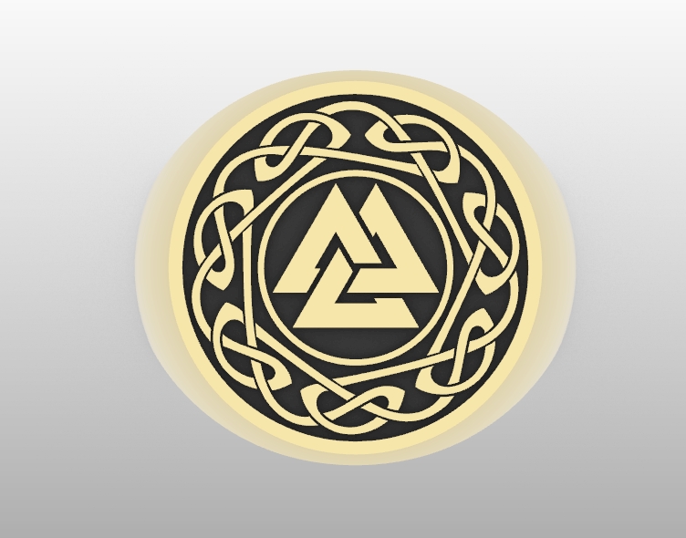 Valknut Viking Ring STL – Norse Celtic Knot Signet Ring | 3D Printable Jewelry