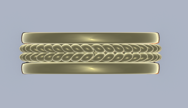 Classic Braid Ring STL – 3D Printable Braided Jewelry Ring